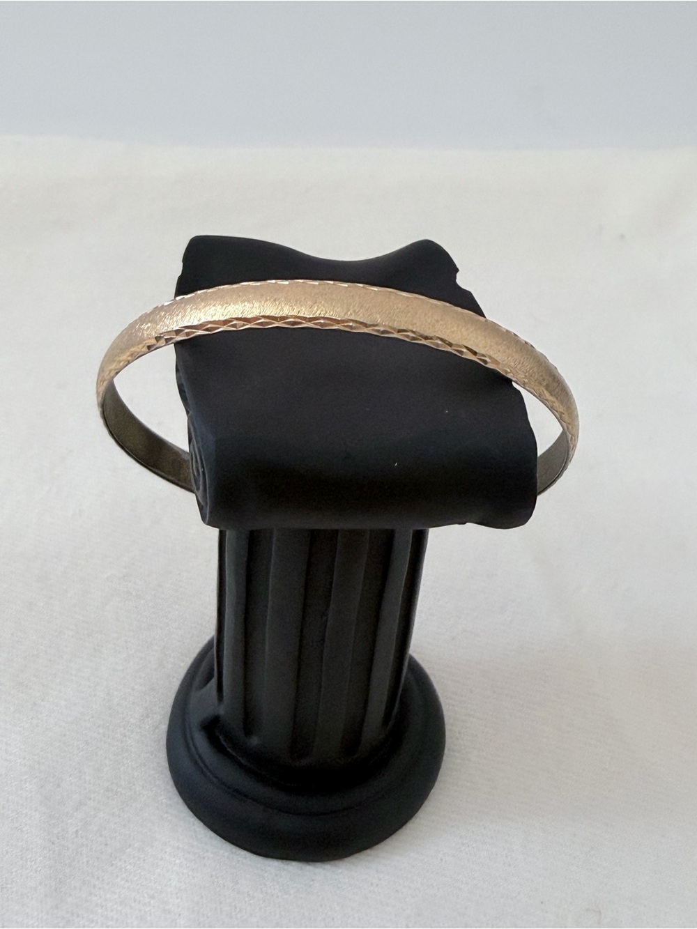 Vintage Monet Gold-Tone Textured & Hammered Bangle